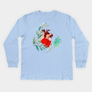 HEART TERRARIUM Kids Long Sleeve T-Shirt